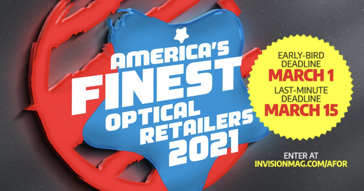Cherry Optical Lab America's Finest Optical Retailers 2021 CONTEST