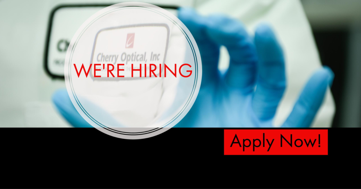 Cherry Optical Lab We're Hiring!