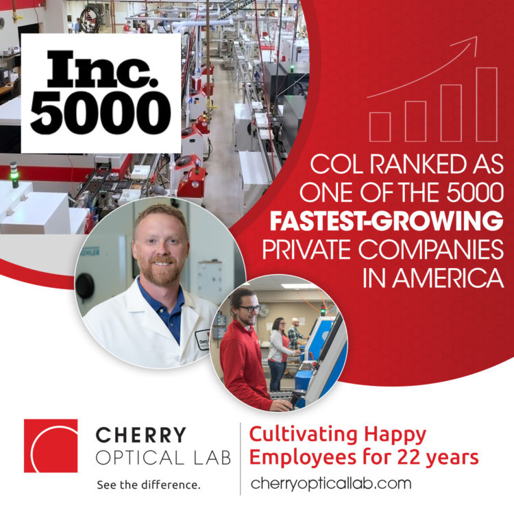 Cherry Optical Lab | COL Ranked As One Of The 5000 Fastest-Growing…