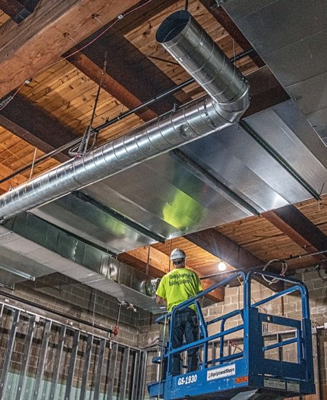 Commercial construction hvac