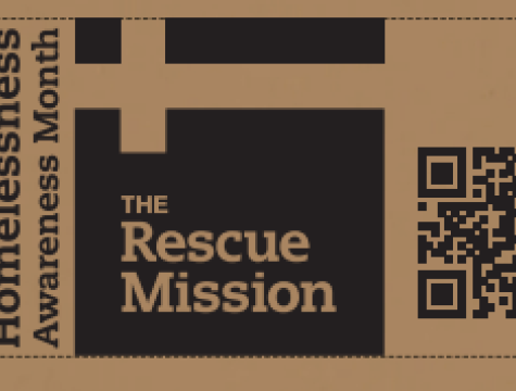 National Homelessness Awareness Month Coffee sleeve