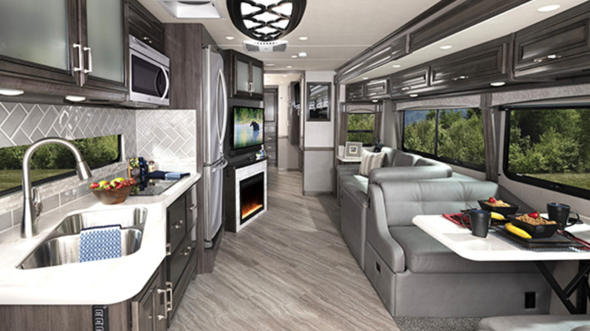 Southwind 35K Peppercorn Decor with Greystone Cabinetry