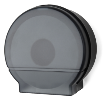 D RD0026 02 Black Translucent on Black Body single roll 9 Jumbo Bath Tissue Dispensers